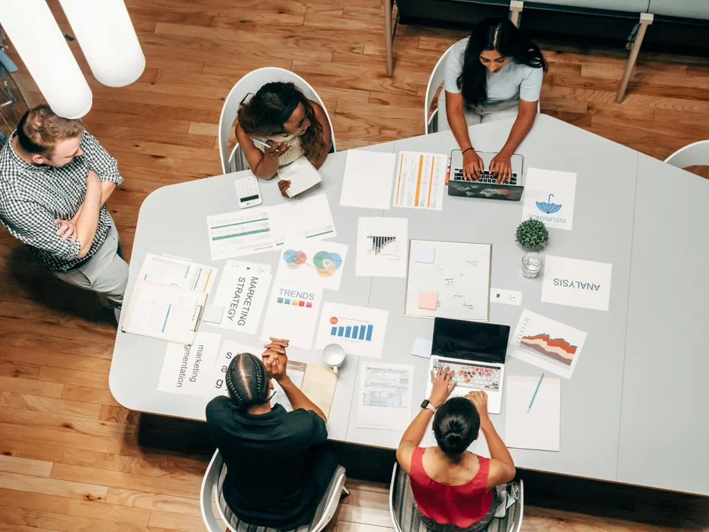 marketing team meeting